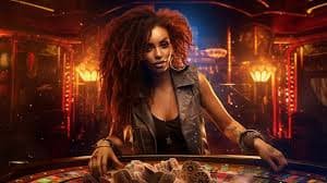 Antarmuka Lightning Baccarat di deltaexecutor menampilkan dealer live dan area taruhan